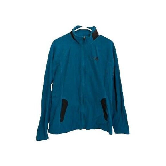 The North Face Jackets & Blazers - The North Face Women's Fleece Jacket Full Zip Size L Turquoise Blue